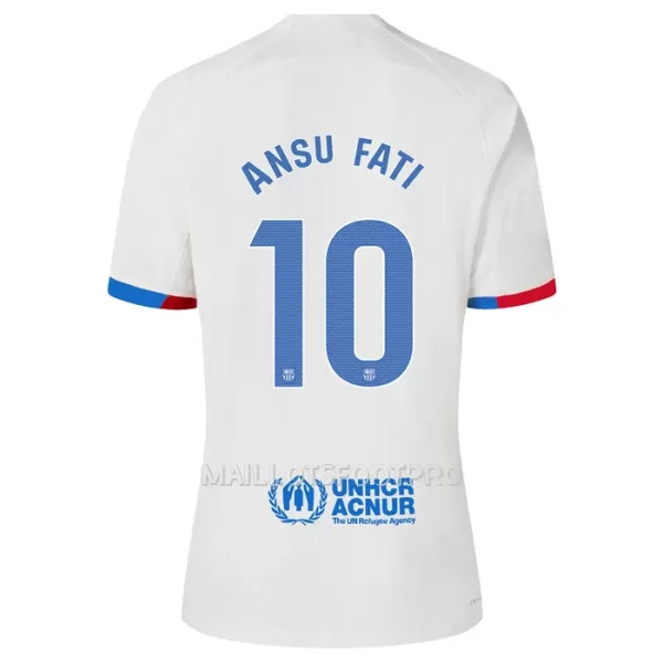 Maillot FC Barcelone Ansu Fati 10 Homme Extérieur 2023-24