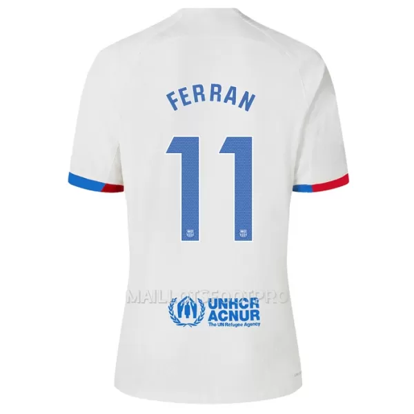 Maillot FC Barcelone Ferran 11 Enfant Extérieur 2023-24