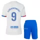 Maillot FC Barcelone Lewandowski 9 Enfant Extérieur 2023-24