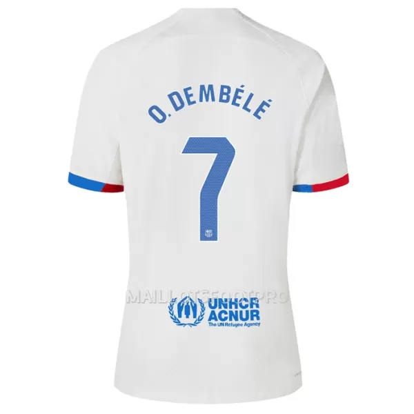 Maillot FC Barcelone O. Dembele 7 Enfant Extérieur 2023-24