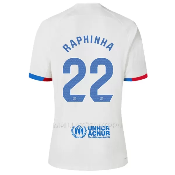 Maillot FC Barcelone Raphinha 22 Homme Extérieur 2023-24