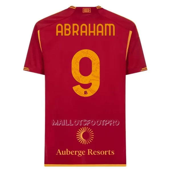 Maillot AS Roma Abraham 9 Homme Domicile 2023-24