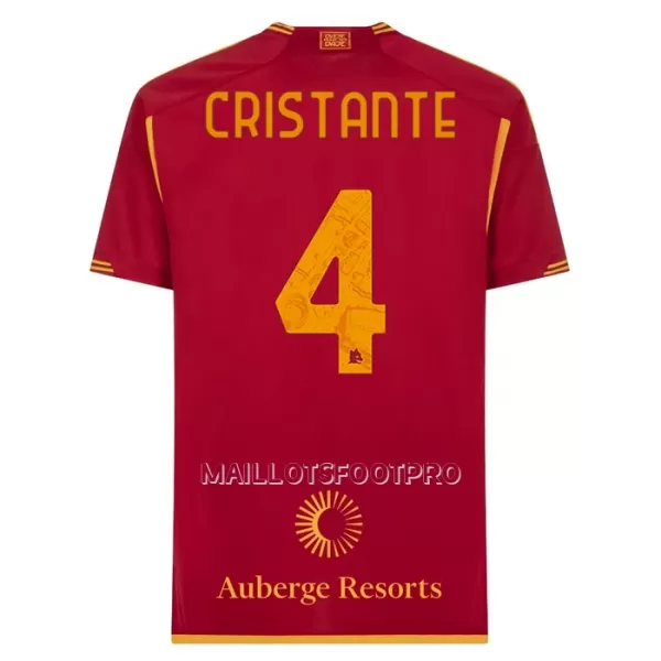 Maillot AS Roma Cristante 4 Homme Domicile 2023-24