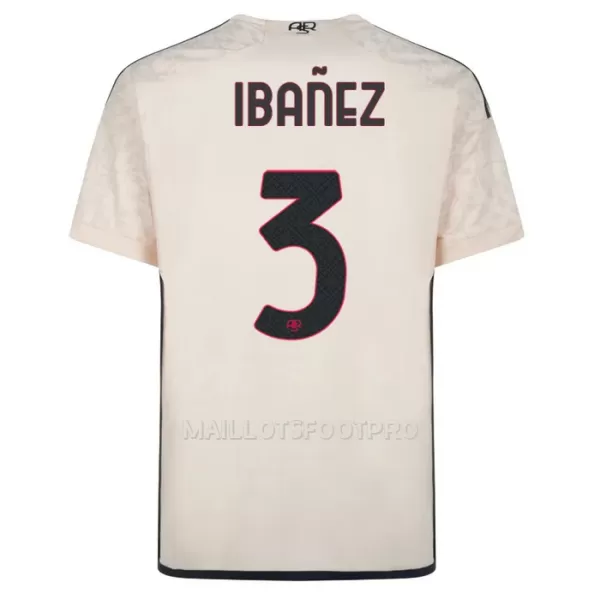 Maillot AS Roma Ibanez 3 Homme Extérieur 2023-24