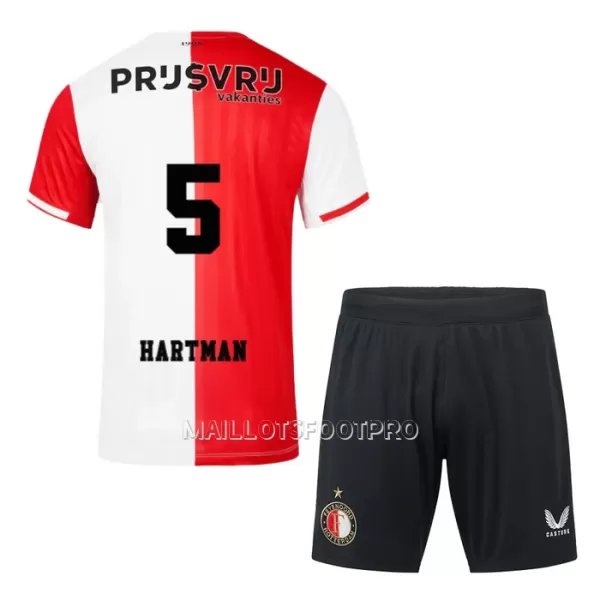 Maillot Feyenoord Hartman 5 Enfant Domicile 2023-24