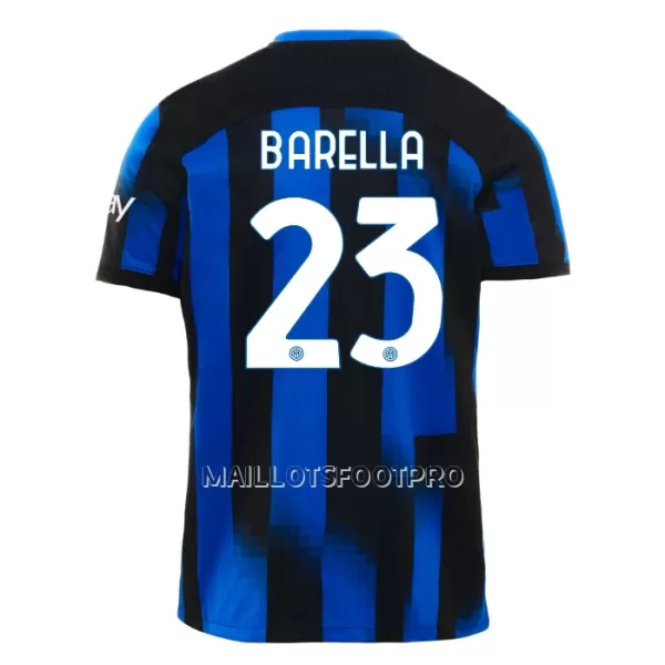 Maillot Inter Milan Barella 23 Homme Domicile 2023-24