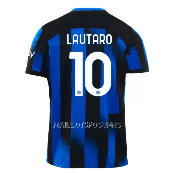 Maillot Inter Milan Lautaro Martinez 10 Homme Domicile 2023-24