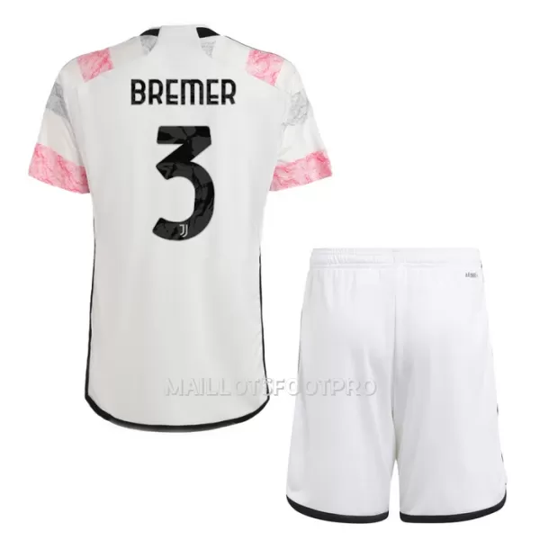 Maillot Juventus Bremer 3 Enfant Extérieur 2023-24