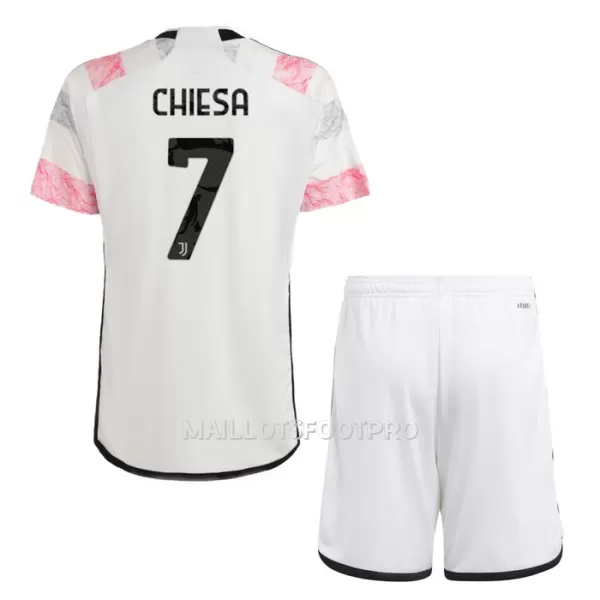 Maillot Juventus Chiesa 7 Enfant Extérieur 2023-24