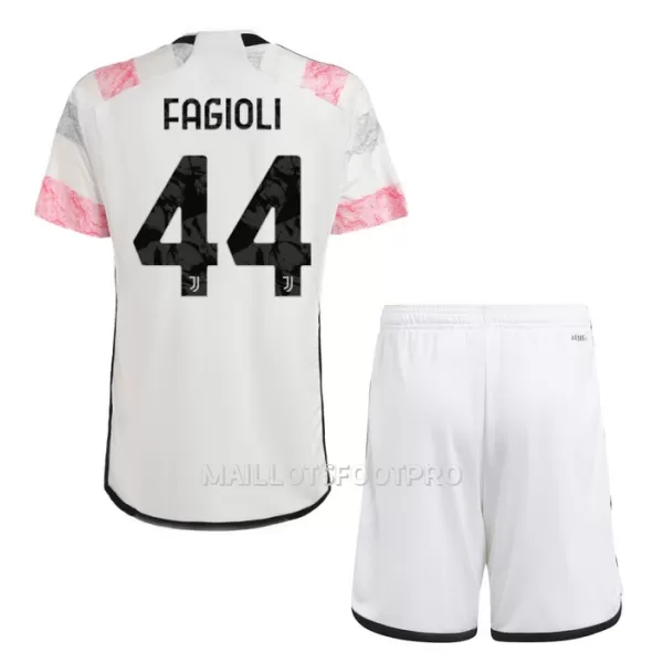 Maillot Juventus Fagioli 44 Enfant Extérieur 2023-24