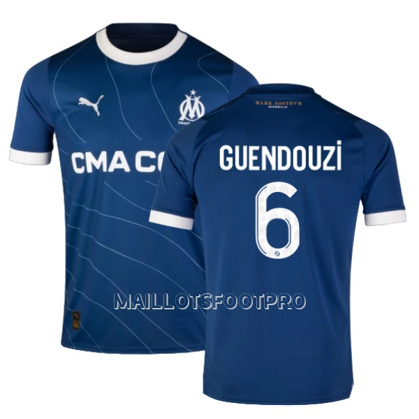 Maillot Olympique de Marseille GUENDOUZI 6 Homme Extérieur 2023-24