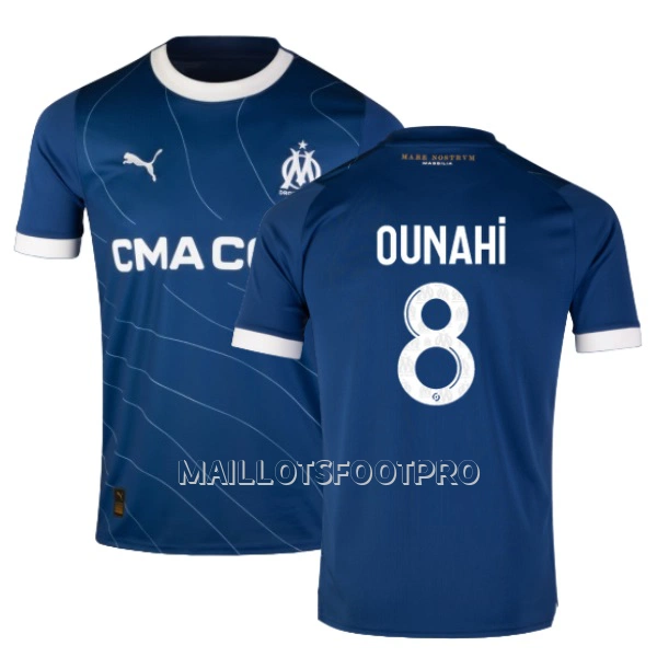 Maillot Olympique de Marseille OUNAHI 8 Homme Extérieur 2023-24