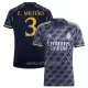 Maillot Real Madrid E. Militao 3 Homme Extérieur 2023-24