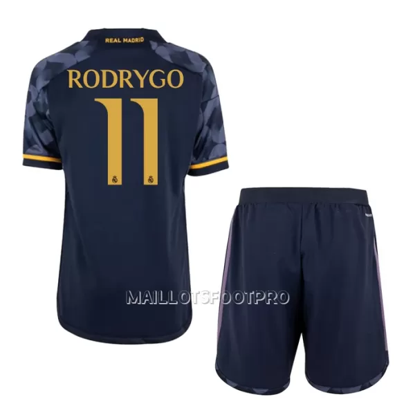 Maillot Real Madrid Rodrygo 11 Enfant Extérieur 2023-24