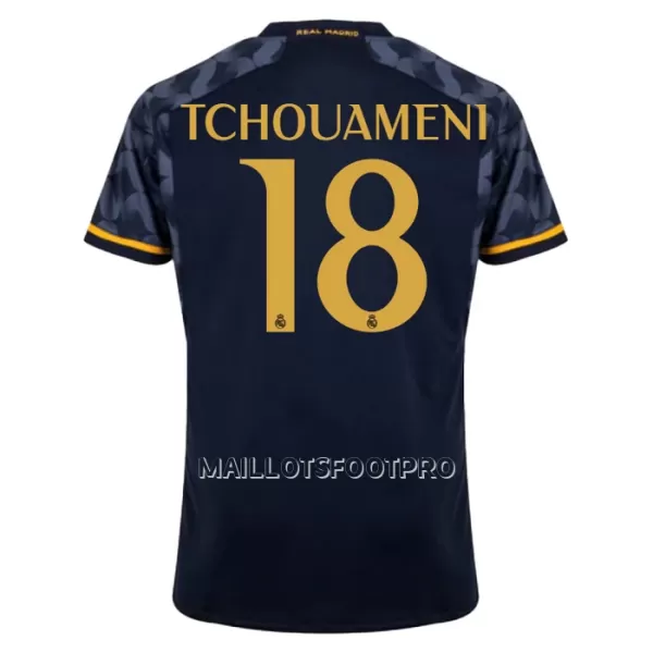 Maillot Real Madrid Tchouameni 18 Homme Extérieur 2023-24