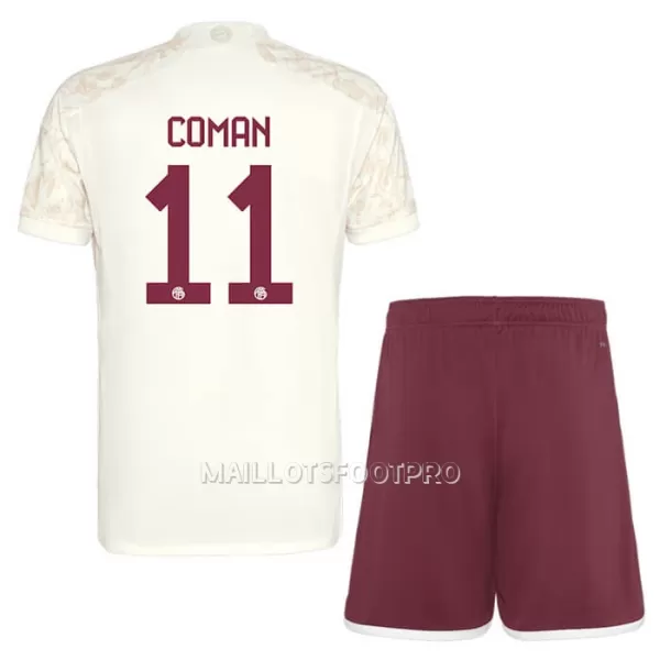 Maillot FC Bayern Munich Coman 11 Champions League Enfant Third 2023-24