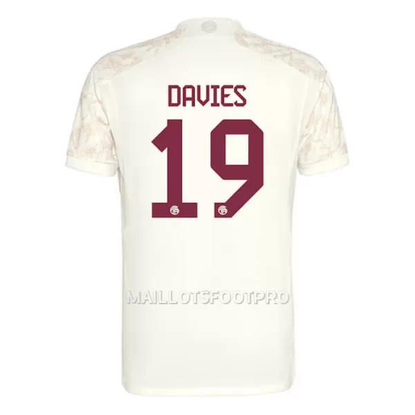 Maillot FC Bayern Munich Davies 19 Champions League Enfant Third 2023-24