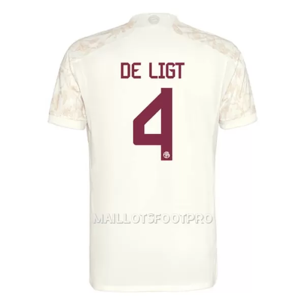 Maillot FC Bayern Munich De Ligt 4 Champions League Enfant Third 2023-24