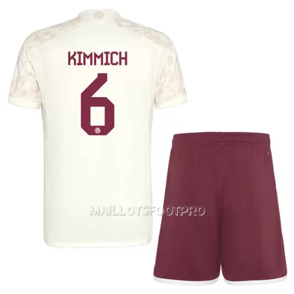 Maillot FC Bayern Munich Kimmich 6 Champions League Enfant Third 2023-24