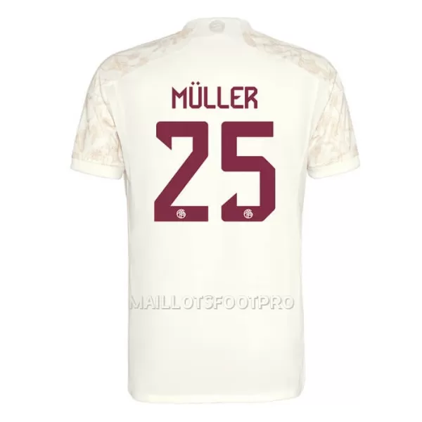 Maillot FC Bayern Munich Muller 25 Champions League Enfant Third 2023-24