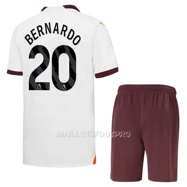 Maillot Manchester City Bernardo 20 Enfant Extérieur 2023-24