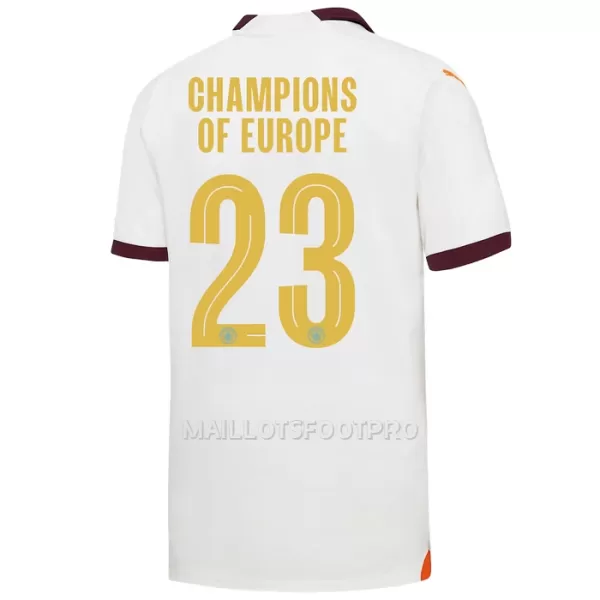 Maillot Manchester City Champions of Europe Homme Extérieur 2023-24