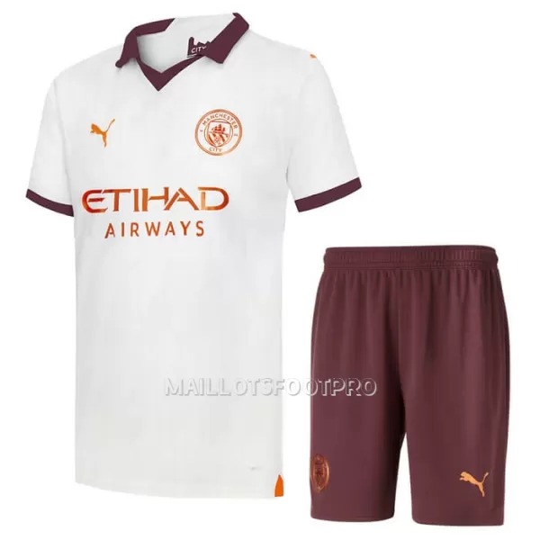 Maillot Manchester City Enfant Extérieur 2023-24