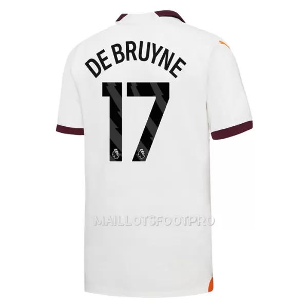 Maillot Manchester City Kevin De Bruyne 17 Enfant Extérieur 2023-24