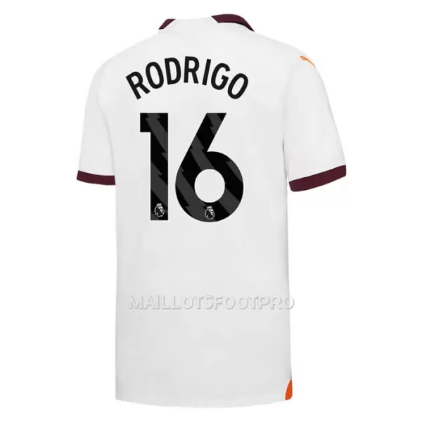 Maillot Manchester City Rodrigo 16 Enfant Extérieur 2023-24