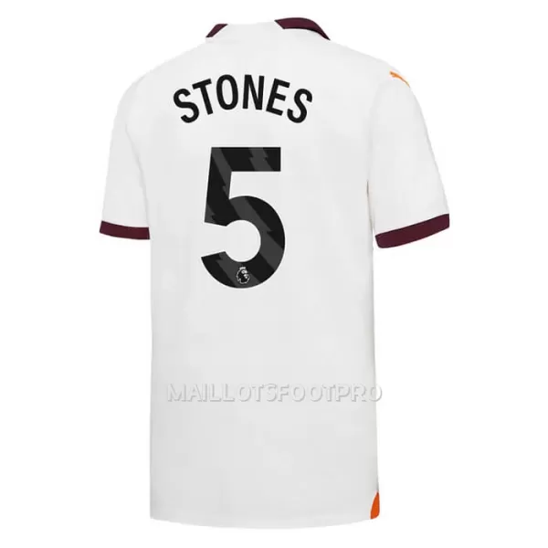 Maillot Manchester City Stones 5 Enfant Extérieur 2023-24