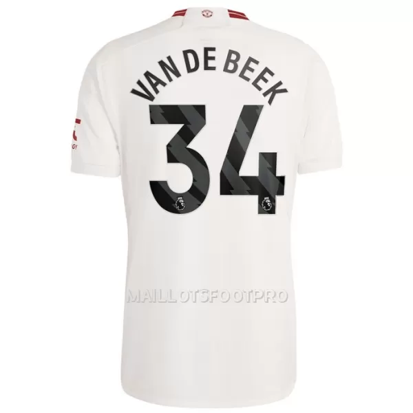 Maillot Manchester United Van De Beek 34 Homme Third 2023-24