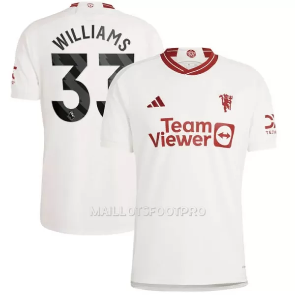 Maillot Manchester United Williams 33 Homme Third 2023-24