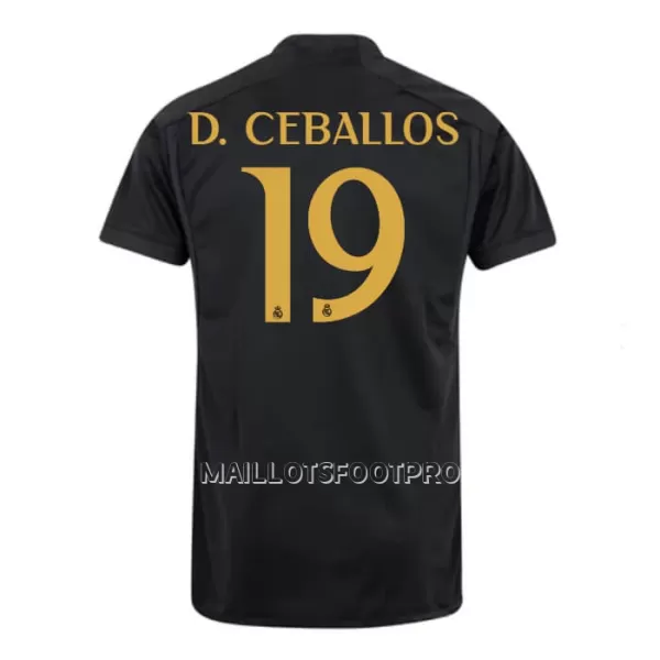 Maillot Real Madrid D. Ceballos 19 Homme Third 2023-24