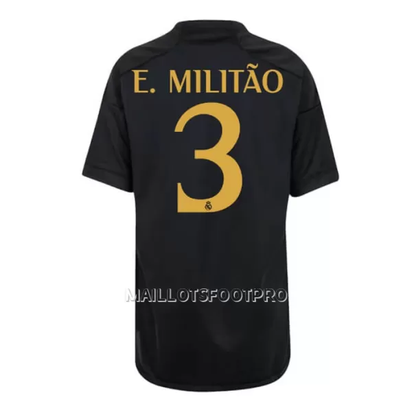 Maillot Real Madrid E. Militao 3 Enfant Third 2023-24