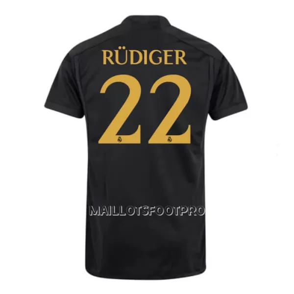 Maillot Real Madrid Rudiger 22 Homme Third 2023-24