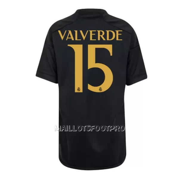 Maillot Real Madrid Valverde 15 Enfant Third 2023-24