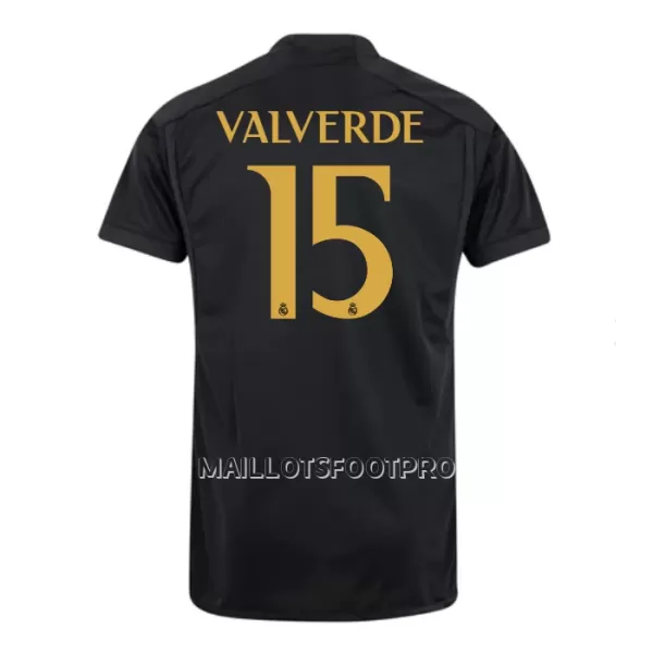 Maillot Real Madrid Valverde 15 Homme Third 2023-24