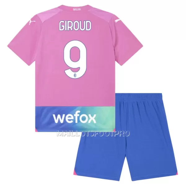 Maillot AC Milan Giroud 9 Enfant Third 2023-24