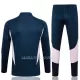 Ajax Amsterdam Ensemble Sweat d'Entraînement Homme 2023-24 Quart-Zip Bleue