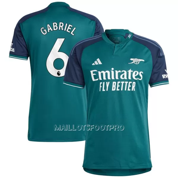 Maillot Arsenal Gabriel 6 Homme Third 2023-24