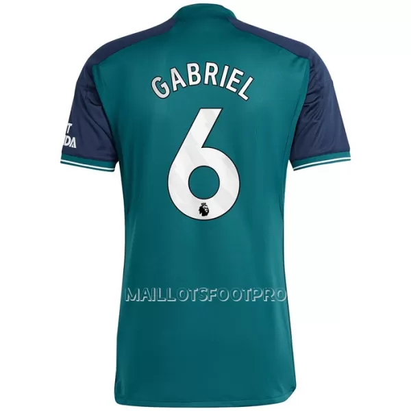 Maillot Arsenal Gabriel 6 Homme Third 2023-24