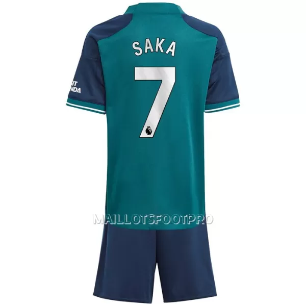 Maillot Arsenal Saka 7 Enfant Third 2023-24