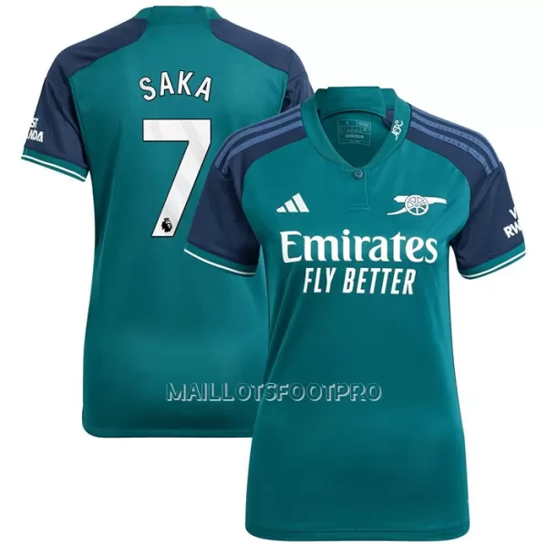 Maillot Arsenal Saka 7 Femme Third 2023-24