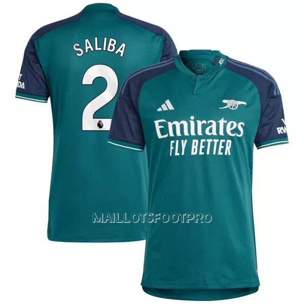 Maillot Arsenal Saliba 2 Homme Third 2023-24