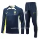 Brésil Ensemble Sweat d'Entraînement Homme 2023-24 Quart-Zip Bleue