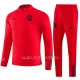 CR Flamengo Ensemble Sweat d'Entraînement Homme 2023-24 Quart-Zip Rouge