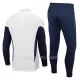 Italie Ensemble Sweat d'Entraînement Homme 2023-24 Quart-Zip Blanche