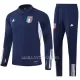 Italie Ensemble Sweat d'Entraînement Homme 2023-24 Quart-Zip Navy