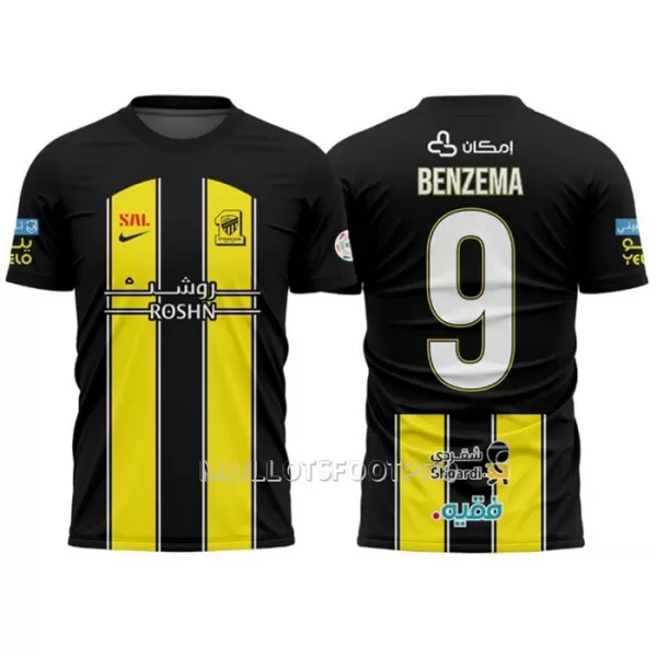 Maillot Al Ittihad Benzema 9 Homme Domicile 2023-24