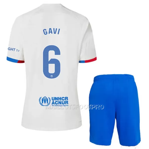 Maillot FC Barcelone Gavi 6 Enfant Extérieur 2023-24